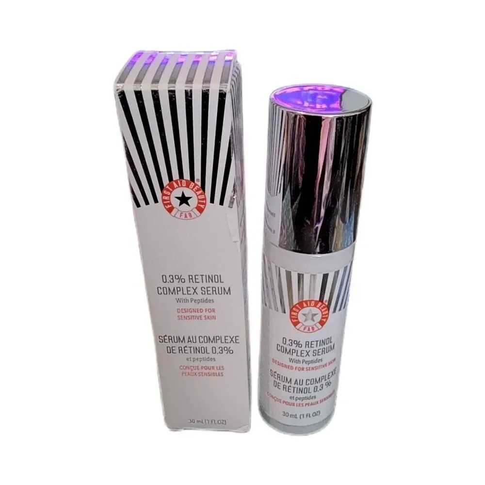 BNIB~FIRST AID BEAUTY 0.3% Retinol Complex Serum with Peptides